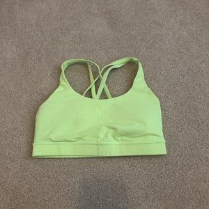 EUC Lime Green Lulu Bra🍋😃